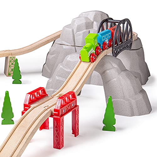 Bigjigs Rail Berge Mit Schienen und Brücken Bigjigs Rail Berge Mit Schienen und Brücken von Bigjigs Rail