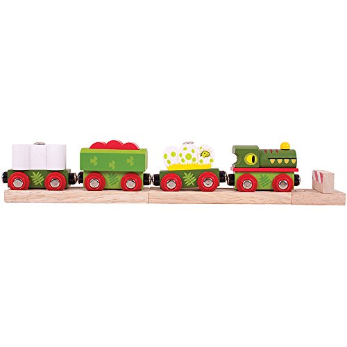 Bigjigs Rail Dino Lokomotive mit Waggons Bigjigs Rail Dino Lokomotive mit Waggons von Bigjigs Rail