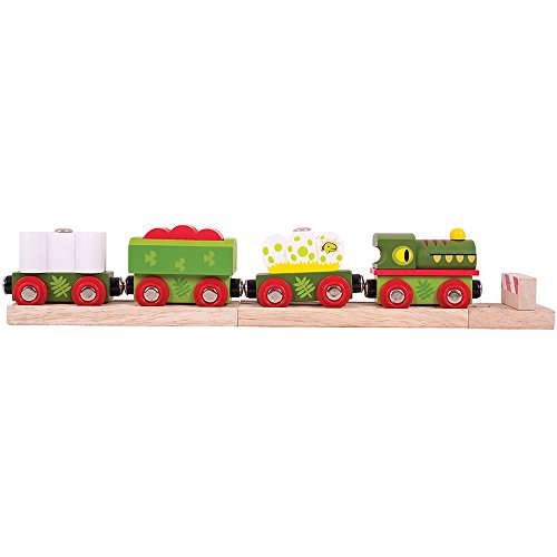 Bigjigs Rail Dino Lokomotive mit Waggons von Bigjigs Rail