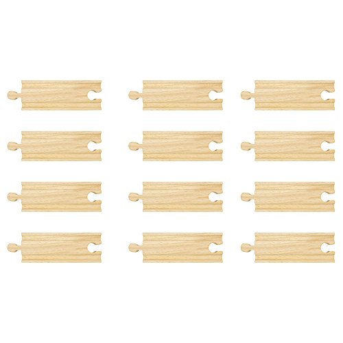 Bigjigs Rail Kurze gerade Schienen (Pack von 12) von Bigjigs Rail