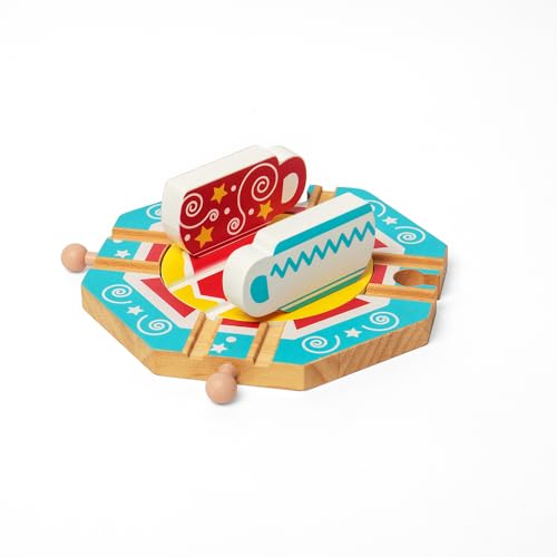 Bigjigs Rail - Tea Tasse Plattentable - Drehes Holz -Fairground -Zugzubehör, Kinderzüge und Eisenbahnzubehör, nachhaltig gemacht, Kleinkindgeschenke für 3 Jahre alt + Bigjigs Rail - Tea Tasse Plattentable - Drehes Holz -Fairground -Zugzubehör, Kinderzüge und Eisenbahnzubehör, nachhaltig gemacht, Kleinkindgeschenke für 3 Jahre alt + von Bigjigs Rail