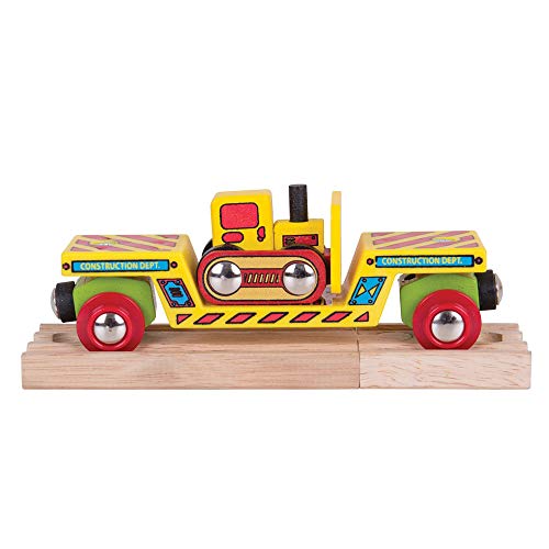 Bigjigs Rail Waggon Mit Bulldozer von Bigjigs Rail