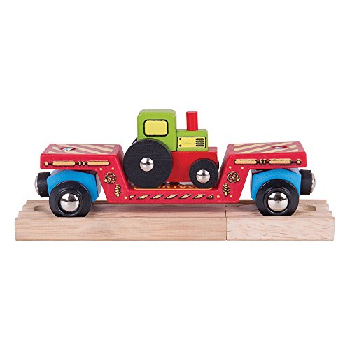 Bigjigs Rail Waggon Mit Traktor Bigjigs Rail Waggon Mit Traktor von Bigjigs Rail