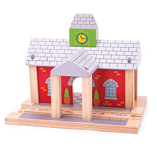 Bigjigs Rail Bahnhof Mit Bahnsteig Bigjigs Rail Bahnhof Mit Bahnsteig von Bigjigs Rail