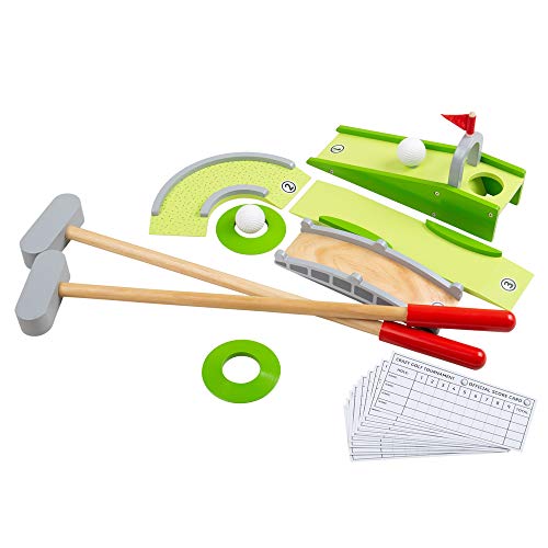 Bigjigs Toys, Crazy Golf Set, Wooden Toys, Mini Golf, Kids Golf Set, Crazy Golf Set for Kids, Garden Games, Outdoor Games for Kids, Kids Outdoor Toys Bigjigs Toys, Crazy Golf Set, Wooden Toys, Mini Golf, Kids Golf Set, Crazy Golf Set for Kids, Garden Games, Outdoor Games for Kids, Kids Outdoor Toys von Bigjigs Toys