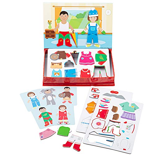 Bigjigs Toys, Mag-Play (Dress Up), Magnets & Magnetic Storytelling Board von Bigjigs Toys
