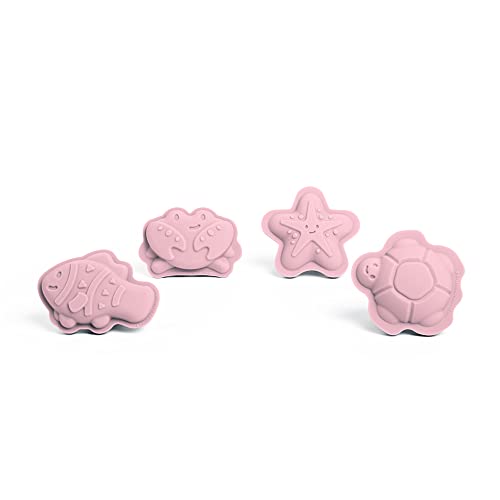 Bigjigs Toys - Blush Pink Silicon Sandformen - 4 Pack -Silikon -Strandspielzeug, umweltfreundliches Strandspielzeug, nachhaltiges Sand- und Wasserspielzeug, Sandspielzeug für Kleinkinder im Alter von Bigjigs Toys - Blush Pink Silicon Sandformen - 4 Pack -Silikon -Strandspielzeug, umweltfreundliches Strandspielzeug, nachhaltiges Sand- und Wasserspielzeug, Sandspielzeug für Kleinkinder im Alter von von Bigjigs Toys
