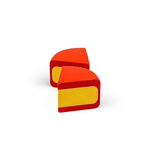 Bigjigs Toys Edamer Käse (Pack von 2) von Bigjigs Toys