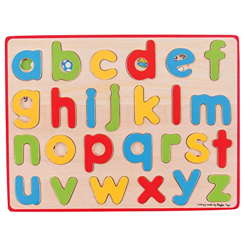 Bigjigs Toys Einlegepuzzle Kleinbuchstaben-ABC von Bigjigs Toys