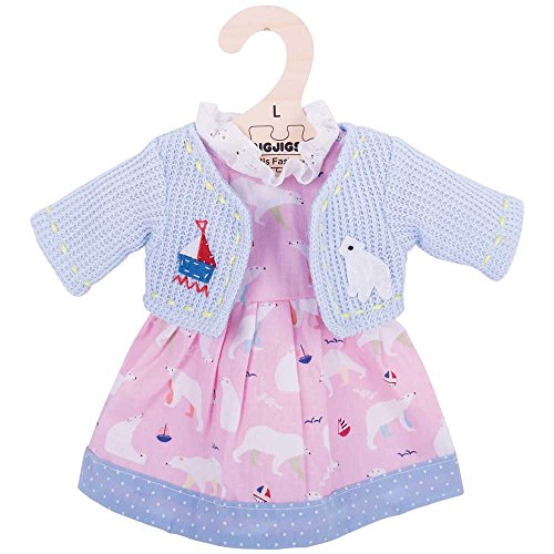 Bigjigs Toys Eisbären Kleid (Pink) (für 38cm Puppe) von Bigjigs Toys