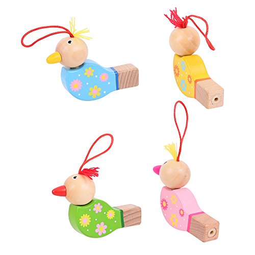 Bigjigs Toys Hölzerne Vogelpfeifen (Pack von 4) von Bigjigs Toys