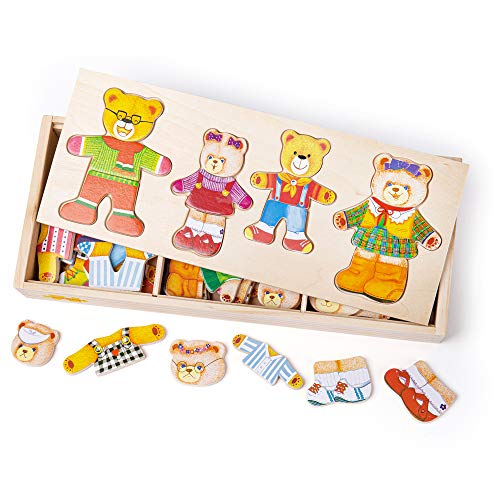 Bigjigs Toys Hölzernes Anziehspiel: Bärenfamilie Bigjigs Toys Hölzernes Anziehspiel: Bärenfamilie von Bigjigs Toys
