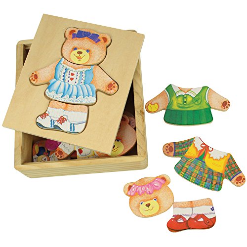 Bigjigs Toys Hölzernes Anziehspiel: Frau Bär Bigjigs Toys Hölzernes Anziehspiel: Frau Bär von Bigjigs Toys