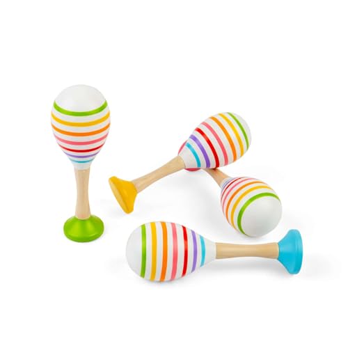 Bigjigs Toys Holz Maraca - Ein Paar - Kinder Holz Instrumente von Bigjigs Toys