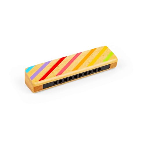 Bigjigs Toys Holz Mundharmonika - Kinder Holzinstrumente von Bigjigs Toys