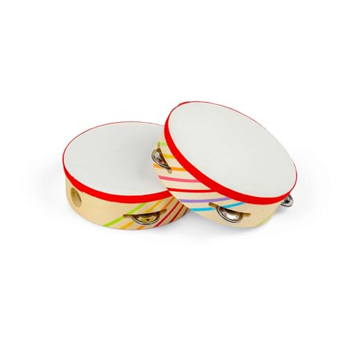 Bigjigs Toys Holz-Tamburin - Musikinstrument für Kinder Bigjigs Toys Holz-Tamburin - Musikinstrument für Kinder von Bigjigs Toys