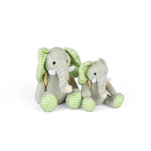 Bigjigs Toys Kleiner Elefant Plüschtier - Kuscheltier Plüschtier, Teddies & Plushies für Kinder, Stofftiere, Baby & Kleinkind Geschenke, ab 12 Monaten von Bigjigs Toys