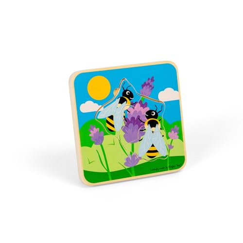 Bigjigs Toys Lifecycle Layer Puzzle - Honeybee Bigjigs Toys Lifecycle Layer Puzzle - Honeybee von Bigjigs Toys