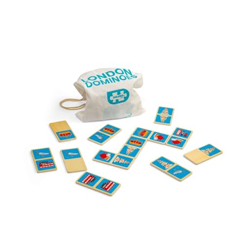 Bigjigs Toys London Dominosteine – 28 Stück Holz-Domino-Spiel für Kinder, Kinderspiele, lustiges Reisespielzeug, umweltfreundliche Kleinkinder-Geschenke, ab 2 Jahren Bigjigs Toys London Dominosteine – 28 Stück Holz-Domino-Spiel für Kinder, Kinderspiele, lustiges Reisespielzeug, umweltfreundliche Kleinkinder-Geschenke, ab 2 Jahren von Bigjigs Toys
