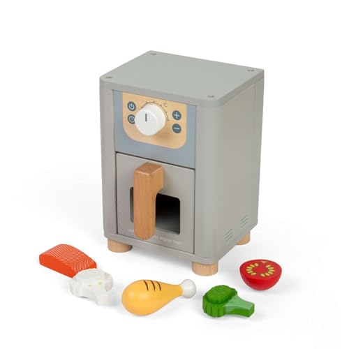 Bigjigs Toys Luftfritteuse - Küchenzubehör aus Holz für Kinder, Kinder-Kochsets & Geräte, Kleinkind-Spielzubehör, Kindergeschenke, ab 3 Jahren Bigjigs Toys Luftfritteuse - Küchenzubehör aus Holz für Kinder, Kinder-Kochsets & Geräte, Kleinkind-Spielzubehör, Kindergeschenke, ab 3 Jahren von Bigjigs Toys