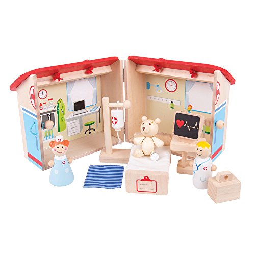 Bigjigs Toys Mini-Krankenhaus Spielset von Bigjigs Toys