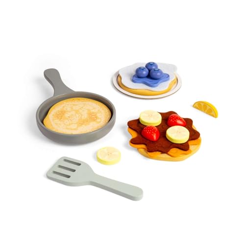 Bigjigs Toys Pancake Set - 16pc Wooden Pancakes Toy, Kids Kitchen Sets & Accessories, Toddler Pretend Play, Cookery Gifts For Children Age 18+ Months Bigjigs Toys Pancake Set - 16pc Wooden Pancakes Toy, Kids Kitchen Sets & Accessories, Toddler Pretend Play, Cookery Gifts For Children Age 18+ Months von Bigjigs Toys
