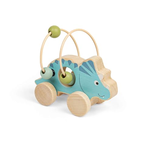 Bigjigs Toys Push Along Triceratops – 2-in-1 Dinosaurier aus Holz mit Perlenrahmen, Baby- und Kleinkindspielzeug, umweltfreundliche Geschenke für Babys und Kleinkinder, ab 12 Monaten Bigjigs Toys Push Along Triceratops – 2-in-1 Dinosaurier aus Holz mit Perlenrahmen, Baby- und Kleinkindspielzeug, umweltfreundliche Geschenke für Babys und Kleinkinder, ab 12 Monaten von Bigjigs Toys
