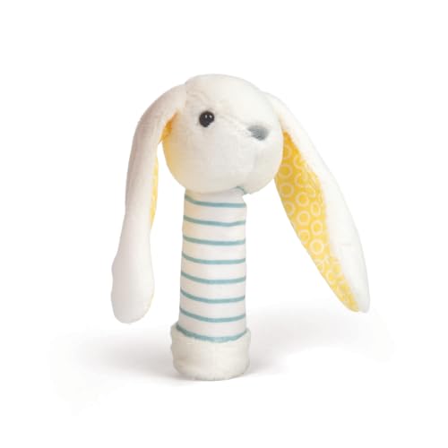 Bigjigs Toys Rabbit Plush Squeezy - Animal Plushie Rassle, Teddies & Plushies For Children Stuffed Toy Animals, Baby & Toddler Gifts, Age 12 Months + von Bigjigs Toys