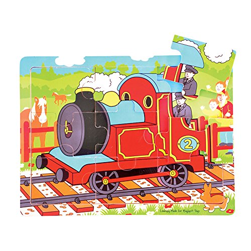 Bigjigs Toys Rahmenpuzzle - Eisenbahn von Bigjigs Toys
