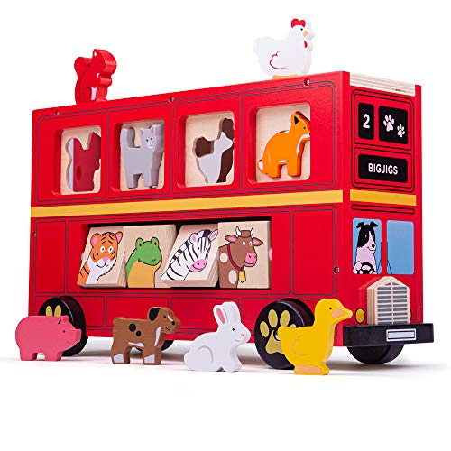 Bigjigs Toys Roter Bus-Sortierer Bigjigs Toys Roter Bus-Sortierer von Bigjigs Toys