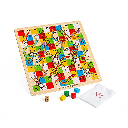 Bigjigs Toys Traditionelles Leiterspiel von Bigjigs Toys