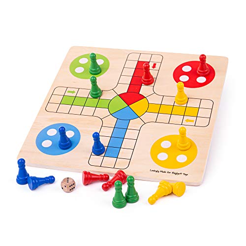 Bigjigs Toys Traditionelles Ludo von Bigjigs Toys