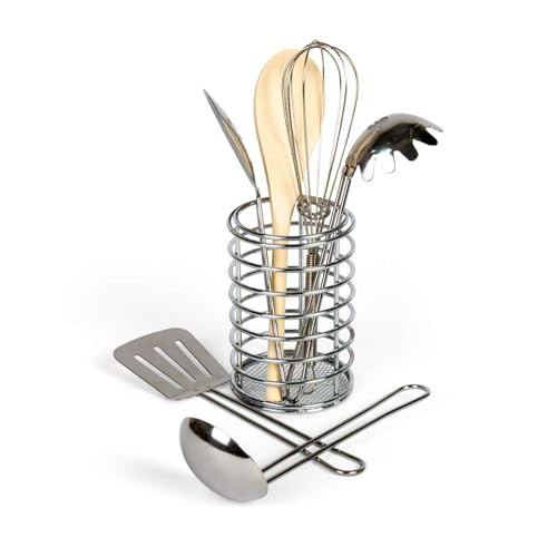 Bigjigs Toys Utensilientopf - 6-teiliges Edelstahl-Kochutensilien-Set, Kinder-Küchensets & Zubehör, Kleinkind-Spielspielzeug, Kochgeschenke für Kinder, Alter 3 + Jahre alt Bigjigs Toys Utensilientopf - 6-teiliges Edelstahl-Kochutensilien-Set, Kinder-Küchensets & Zubehör, Kleinkind-Spielspielzeug, Kochgeschenke für Kinder, Alter 3 + Jahre alt von Bigjigs Toys