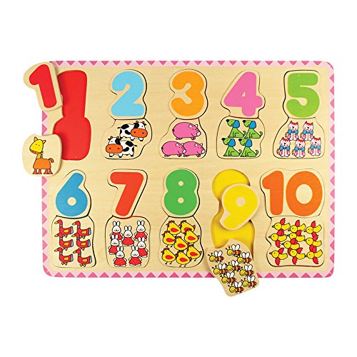 Bigjigs Toys Zahlen- und Farben-Zuordnungspuzzle von Bigjigs Toys