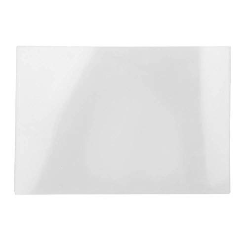 Biitfuu 10 Blatt Schrumpffolien, 20 * 29 cm Schrumpfkunstpapiere Ideal für DIY-Anhänger Schlüsselbund Dekoration und etc., 0,3 mm breit/Blatt(No Grinding-Transparent) von Biitfuu