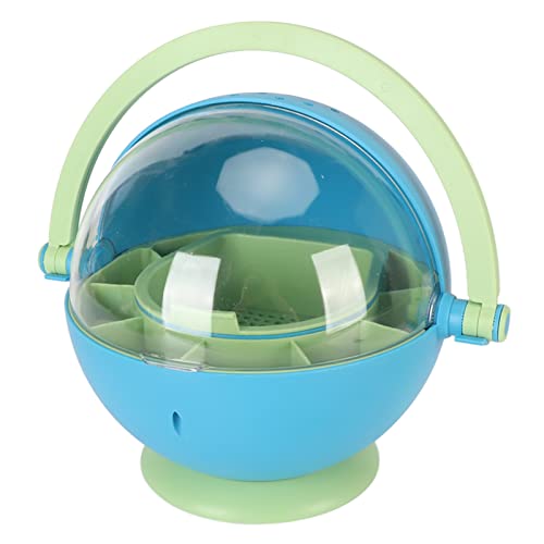 Käferaufzuchtkoffer, Interessante Käferbeobachtungsbox, Ausziehbares Tablett, Großes HD-transparentes Fenster mit Griff für Kinder für Experimentelles Spielzeug (Blau) von Biitfuu