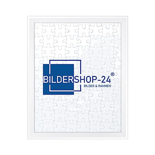 Bilderrahmen für Puzzle PRIO 44x68cm Weiß (matt) für ca. 500-1000 Teile von Bildershop-24