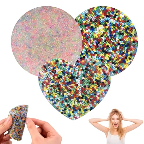 3PCS Picky Pad Fidget Toys, Skin Picking Fidget, Pimple Popper Toy, Skin Picking ADHD Spielzeug, Sensorisches Toys für Erwachsene und Kinder von Biliant