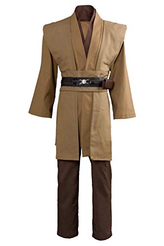 Bilicos Kenobi Obi Wan TUNIC Cosplay Kostüm Braun - ohne Umhang Herren 4XL von Bilicos