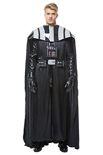 Bilicos Vader Outfit Suit Cosplay Kostüm Schwarz Herren L von Bilicos