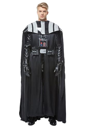 Bilicos Vader Outfit Suit Cosplay Kostüm Schwarz Herren L von Bilicos