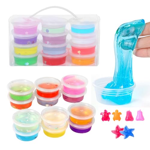 Biluer 12PCS Schleim Kinder Slime Kinder Slime Set Zum Selbermachen Geburtstag,Ostern, Weihnachten, Neujahr,Geschenk Für Mädchen Und Jungen Im Alter Von 6,7,8,9,10 Jahren Biluer 12PCS Schleim Kinder Slime Kinder Slime Set Zum Selbermachen Geburtstag,Ostern, Weihnachten, Neujahr,Geschenk Für Mädchen Und Jungen Im Alter Von 6,7,8,9,10 Jahren von Biluer