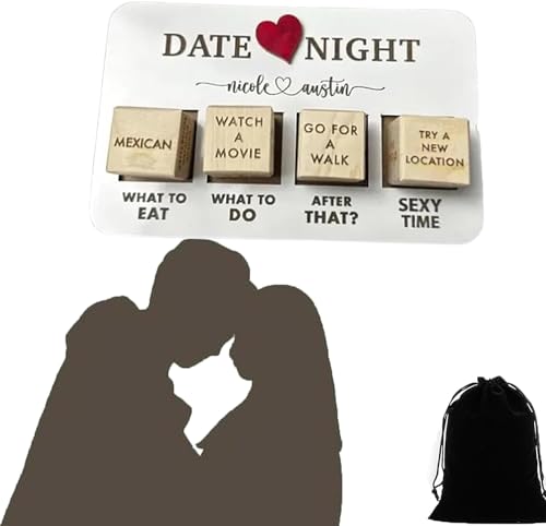 Bimhayuu Date-Night-Würfel für Paare Romantisches Paar Würfel Set Funny What to Do Multi-Styles Entscheidungswürfel, Paarwürfel Date Night Dice Kit ahrestag Hochzeit, Geschenke für Frauen und Männer Bimhayuu Date-Night-Würfel für Paare Romantisches Paar Würfel Set Funny What to Do Multi-Styles Entscheidungswürfel, Paarwürfel Date Night Dice Kit ahrestag Hochzeit, Geschenke für Frauen und Männer von Bimhayuu