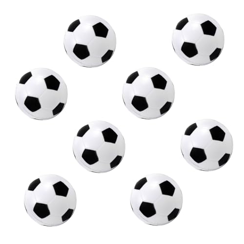 8-Stück Mini Fussball Geschenke Kinder Mini Football Schaumstoffball Gummiball Anti Stress BäLle Stress Ball Futbol StressbäLle Antistressball Fussball Klein Flipper Fussball Geschenk FußBall Geschenk von BinXiaoQin