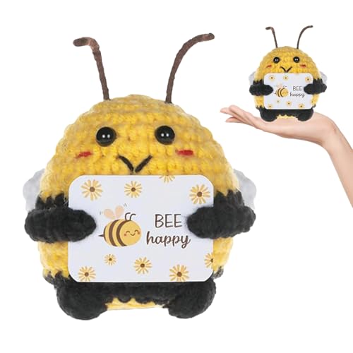 Pocket Hug Biene Kuscheltier Glücksbringer,Kuscheltier Biene,Plüschtier Bee,Bienen Kuscheltier,Geburtstag Biene Stofftier,für Freunde und Familie Emotional Geschenk Süße Hug Häkeltiere Hummel Plush Pocket Hug Biene Kuscheltier Glücksbringer,Kuscheltier Biene,Plüschtier Bee,Bienen Kuscheltier,Geburtstag Biene Stofftier,für Freunde und Familie Emotional Geschenk Süße Hug Häkeltiere Hummel Plush von BinXiaoQin