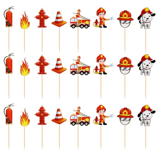 24 Stück Tortendeko Feuerwehr Deko Kindergeburtstag,Fireman Feuerwehr Geburtstag Deko Figuren, Feuerwehr Kindergeburtstag Deko Geburtstagsdeko,Mitgebsel Decorations Feuerwehrauto Cupcake Toppers 24 Stück Tortendeko Feuerwehr Deko Kindergeburtstag,Fireman Feuerwehr Geburtstag Deko Figuren, Feuerwehr Kindergeburtstag Deko Geburtstagsdeko,Mitgebsel Decorations Feuerwehrauto Cupcake Toppers von BinXiaoQin
