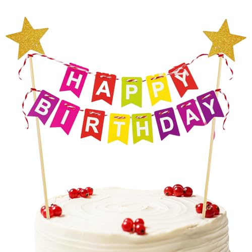 Kuchen Deko MäDchen Happy Cake Topper Geburtstagskuchen Deko Geburtstag Kuchendekoration Torten Birthday Cake Topper 1. Geburtstag Regenbogen Toppers Geburtstagsdeko Kuchendeko Torte Bunt Kuchen Deko MäDchen Happy Cake Topper Geburtstagskuchen Deko Geburtstag Kuchendekoration Torten Birthday Cake Topper 1. Geburtstag Regenbogen Toppers Geburtstagsdeko Kuchendeko Torte Bunt von BinXiaoQin