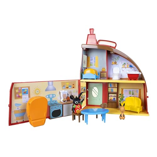 Bing 3583 House Playset, Flop Figures, from CBeebies TV Show. Tough, Colourful, Well-Made Role-Play Toy. Kids Aged 18 Months Plus,Red Bing 3583 House Playset, Flop Figures, from CBeebies TV Show. Tough, Colourful, Well-Made Role-Play Toy. Kids Aged 18 Months Plus,Red von Bing