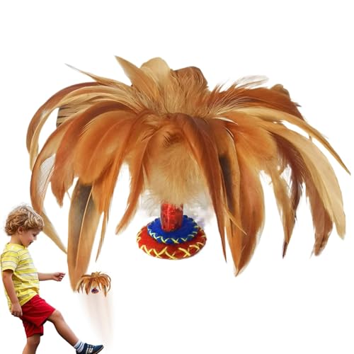 Biniveil Kicking Shuttlecocks, chinesischer Shuttlecock - Chinesische Jianzi Tritt Shuttlecock,Outdoor -Trainingsspielzeug, pädagogisches Fußsportspiel für die Fitness für Erwachsene Biniveil Kicking Shuttlecocks, chinesischer Shuttlecock - Chinesische Jianzi Tritt Shuttlecock,Outdoor -Trainingsspielzeug, pädagogisches Fußsportspiel für die Fitness für Erwachsene von Biniveil