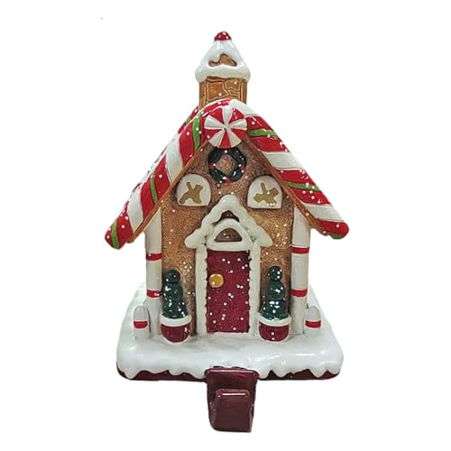 Biniveil Weihnachts Strumpfhalter Lebkuchenhaus Baum ,Resin Strumpfhalter Haken | Haus Haken Für Weihnachtszimmer Kamin Fensterdekoration Biniveil Weihnachts Strumpfhalter Lebkuchenhaus Baum ,Resin Strumpfhalter Haken | Haus Haken Für Weihnachtszimmer Kamin Fensterdekoration von Biniveil